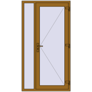 REHAU Brillant-Design 1100x2050 мм LIGHT_OAK з двох сторін REHAU Brillant-Design 1100x2050 мм LIGHT_OAK з двох сторін