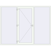 REHAU Brillant-Design 2700x2100 мм WALNUT ззовні