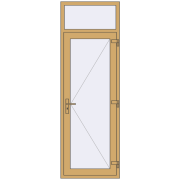 Внутрішні двері 800x2400 мм Altest RAL 1002 Sand yellow з двох сторін Внутрішні двері 800x2400 мм Altest RAL 1002 Sand yellow з двох сторін