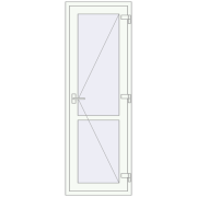 REHAU Т94/60 700x2050 мм Білий (RAL 9016) з двох сторін REHAU Т94/60 700x2050 мм Білий (RAL 9016) з двох сторін