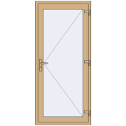 Altest 900x2000 мм RAL 1001 Beige з двох сторін Altest 900x2000 мм RAL 1001 Beige з двох сторін