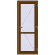 REHAU Z74/60 800x2120 мм WALNUT з двох сторін