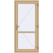 Altest 950x2050 мм RAL 1001 Beige з двох сторін
