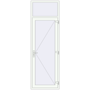 Altest 875x2725 мм RAL 9016 Traffic white з двох сторін Altest 875x2725 мм RAL 9016 Traffic white з двох сторін