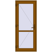 REHAU Т94/60 850x2050 мм GOLDEN OAK з двох сторін