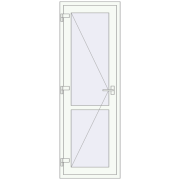 Altest 700x2050 мм RAL 9016 Traffic white з двох сторін Altest 700x2050 мм RAL 9016 Traffic white з двох сторін