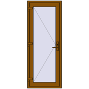 REHAU Т94/60 760x1940 мм GOLDEN OAK з двох сторін