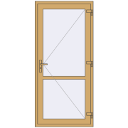 Altest 950x2050 мм RAL 1002 Sand yellow з двох сторін Altest 950x2050 мм RAL 1002 Sand yellow з двох сторін