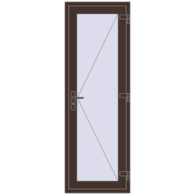 Altest 700x2070 мм RAL 8017 Chocolate brown з двох сторін Altest 700x2070 мм RAL 8017 Chocolate brown з двох сторін
