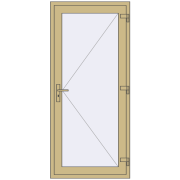 Altest 900x2000 мм RAL 1000 Green beige з двох сторін Altest 900x2000 мм RAL 1000 Green beige з двох сторін