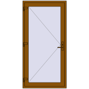 REHAU Т94/60 1000x2000 мм GOLDEN OAK з двох сторін