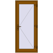 REHAU Т94/60 800x1870 мм GOLDEN OAK з двох сторін