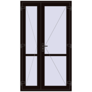 REHAU Т94/60 1250x2200 мм BLACK_BROWN з двох сторін REHAU Т94/60 1250x2200 мм BLACK_BROWN з двох сторін