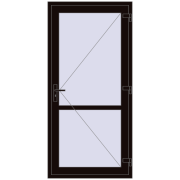 REHAU Т94/60 980x2050 мм BLACK_BROWN з двох сторін