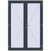 REHAU Z74/60 1600x2300 мм ANTHRACITE_GREY_STRUKTURAL з двох сторін REHAU Z74/60 1600x2300 мм ANTHRACITE_GREY_STRUKTURAL з двох сторін