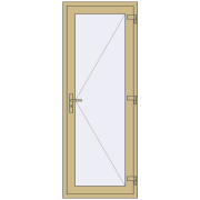 Altest 800x2100 мм RAL 1000 Green beige з двох сторін