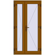 REHAU Т94/60 1050x2050 мм GOLDEN OAK з двох сторін REHAU Т94/60 1050x2050 мм GOLDEN OAK з двох сторін
