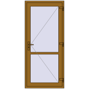 REHAU Т94/60 920x2050 мм LIGHT_OAK з двох сторін REHAU Т94/60 920x2050 мм LIGHT_OAK з двох сторін