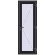 REHAU Т94/60 700x2050 мм BLACK_ULTI-MATT з двох сторін REHAU Т94/60 700x2050 мм BLACK_ULTI-MATT з двох сторін