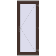 Altest 850x2100 мм RAL 8017 Chocolate brown з двох сторін Altest 850x2100 мм RAL 8017 Chocolate brown з двох сторін