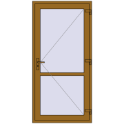 REHAU Т94/60 1000x2050 мм LIGHT_OAK з двох сторін