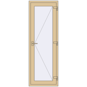 Altest 700x2050 мм RAL 1014 Ivory з двох сторін