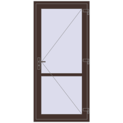 Altest 950x2050 мм RAL 8017 Chocolate brown з двох сторін