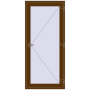 REHAU Т94/60 1000x2100 мм WALNUT з двох сторін