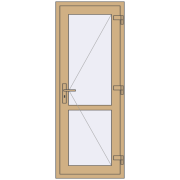 Altest 700x1800 мм RAL 1001 Beige з двох сторін