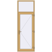 Внутрішні двері 870x2600 мм Altest RAL 1002 Sand yellow з двох сторін Внутрішні двері 870x2600 мм Altest RAL 1002 Sand yellow з двох сторін