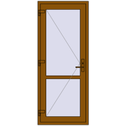 REHAU Z74/60 800x1950 мм GOLDEN OAK з двох сторін