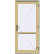 Altest 950x2050 мм RAL 1000 Green beige з двох сторін