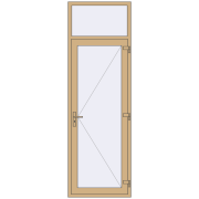 Внутрішні двері 870x2700 мм Altest RAL 1001 Beige з двох сторін Внутрішні двері 870x2700 мм Altest RAL 1001 Beige з двох сторін