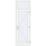 Altest 800x2500 мм RAL 9016 Traffic white з двох сторін Altest 800x2500 мм RAL 9016 Traffic white з двох сторін