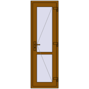 REHAU Т94/60 600x1900 мм GOLDEN OAK з двох сторін