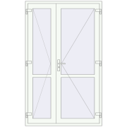Altest 1350x2200 мм RAL 9016 Traffic white з двох сторін Altest 1350x2200 мм RAL 9016 Traffic white з двох сторін