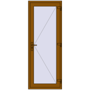 Внутрішні двері 800x2100 мм REHAU Т94/60 GOLDEN OAK з двох сторін