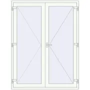Altest 1600x2100 мм RAL 9016 Traffic white з двох сторін