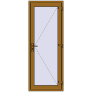 REHAU Т94/60 780x2070 мм LIGHT_OAK з двох сторін