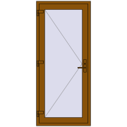 REHAU Z74/60 850x1950 мм GOLDEN OAK з двох сторін REHAU Z74/60 850x1950 мм GOLDEN OAK з двох сторін