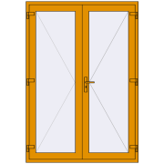 Altest 1500x2150 мм RAL 1006 Maize yellow з двох сторін