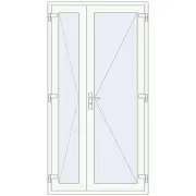 Altest 1200x2300 мм RAL 9016 Traffic white з двох сторін Altest 1200x2300 мм RAL 9016 Traffic white з двох сторін
