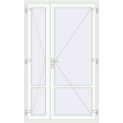 Altest 1460x2400 мм RAL 9016 Traffic white з двох сторін