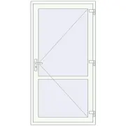 Altest 1100x2100 мм RAL 9016 Traffic white з двох сторін Altest 1100x2100 мм RAL 9016 Traffic white з двох сторін