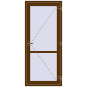 REHAU Т94/60 900x2050 мм WALNUT з двох сторін