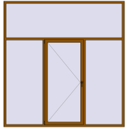 Вікна 2500x2600 мм REHAU Brillant-Design