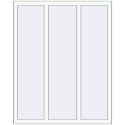 REHAU Euro 70 1200x1500 мм Білий (RAL 9016) з двох сторін