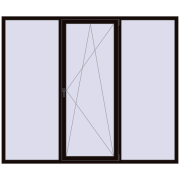REHAU SYNEGO MD 2400x2000 мм BLACK_BROWN з двох сторін REHAU SYNEGO MD 2400x2000 мм BLACK_BROWN з двох сторін