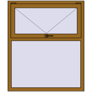 REHAU Euro 70 1100x1300 мм LIGHT_OAK з двох сторін