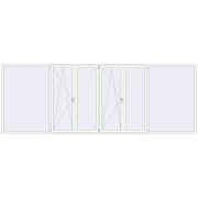 REHAU Euro 70 5000x1800 мм Білий (RAL 9016) з двох сторін